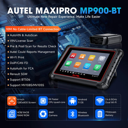 Autel MaxiPRO MP900-BT &ndash; DoIP and CAN FD ECU Coding