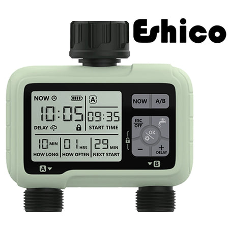 Eshico HCT-326 Garden Irrigation Timer &ndash; Dual Outlet