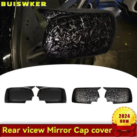 2PCS For BMW X5 E53 1999-2006 Mirror Cap Glossy Black Car Side Rearview Mirror Cap Car Accessories by InterCyprus Trading Ltd