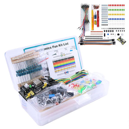 DIY Project Starter Kit for Arduino UNO R3 &ndash; Complete Electronics Set with 830 Tie-Points Breadboard