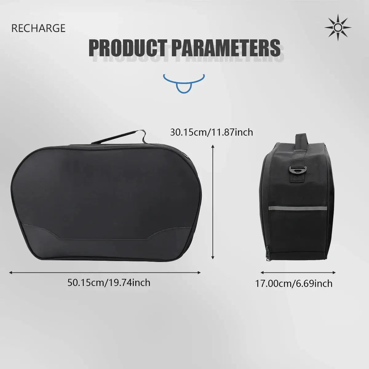 Motorcycle Trunk Side Luggage Storage Saddle Bag Liner Bag For Honda Goldwing Gold Wing GL 1800 GL1800 2012 - 2017 Accessories by InterCyprus Trading Ltd