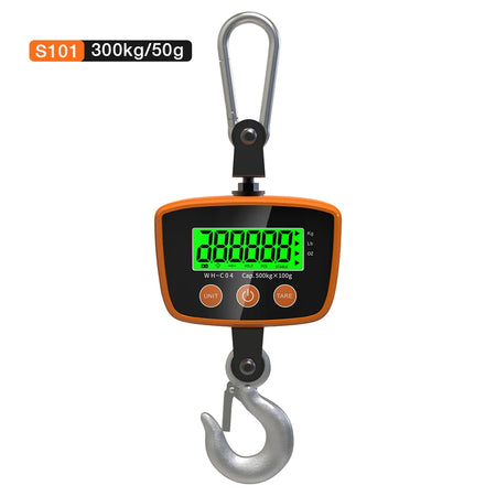 Heavy Duty Crane Scale 300Kg 500Kg WH-C04 &ndash; LCD Display 300kg 50g