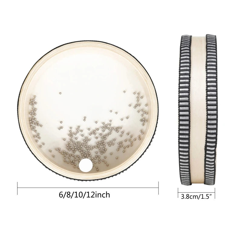 Ocean Wave Bead Hand Drum &ndash; Gentle Sea Sound For Learning