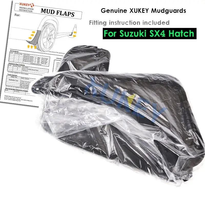 Set Molded Car Mud Flaps For Suzuki SX4 Hatch 2007 2008 2009 2010 2011 2012 2013 Mudflap Splash Guards Mud Flap Mudguards Fender by InterCyprus Trading Ltd