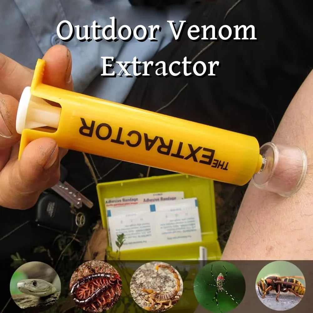Camping Venom Extractor Kit &ndash; Compact Venom Vacuum Pump