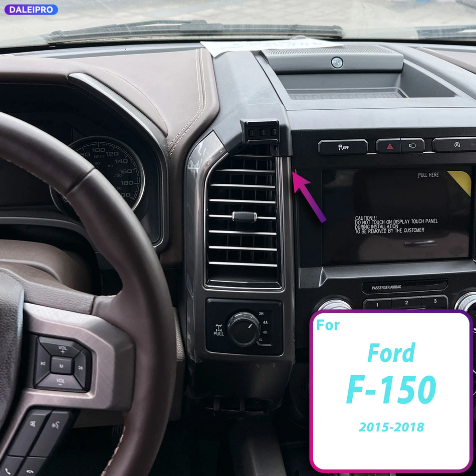 Bezprzewodowy uchwyt na telefon do Forda F-150 Raptor 2015-2018