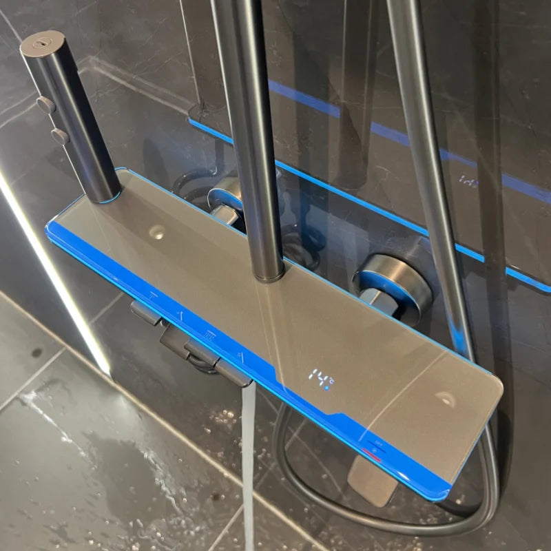 Digital Temperature Display Shower System - LED Readout