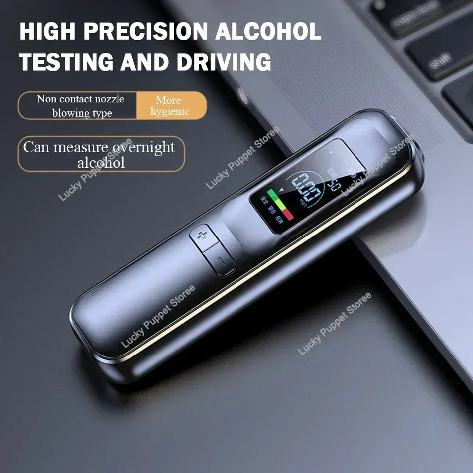 Портативен цифров алкохолен тестер с презареждаема батерия