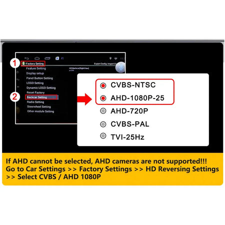 SMARTOUR AHD 1080P Starlight Night Vision Car Reverse Camera 180° Fisheye Waterproof CVBS RCA Rear View Backup Camera by InterCyprus Trading Ltd