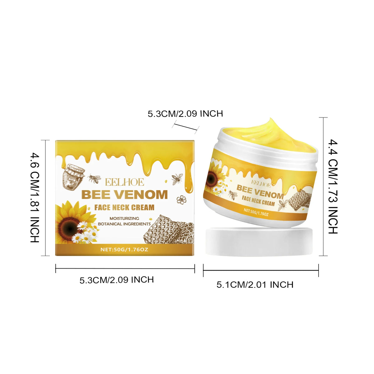 Bee Venom Lifting Neck Cream &ndash; Firming and Moisturizing Repair