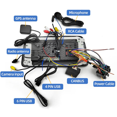 2 Din Car Radio For Seat Ibiza 2009-2013 &ndash; CarPlay BT