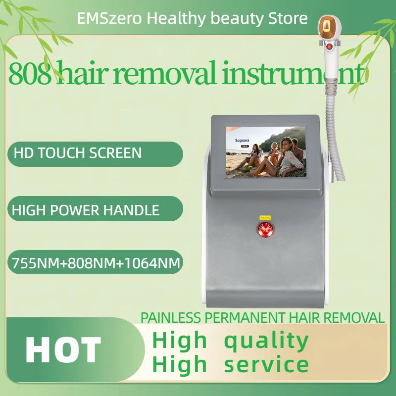 Diode Laser Hårfjerning 3500W 3 Bølge 755nm 808nm 1064nm