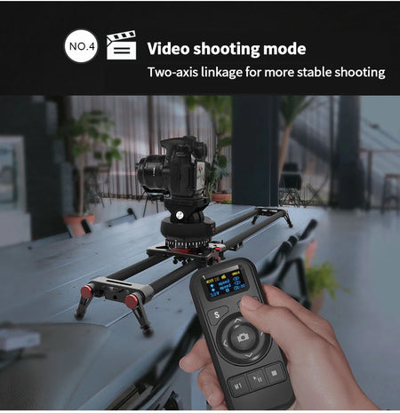 Desiontal YT-1200 Motorized Pan Tilt Tripod Head for Phones &amp; Cameras