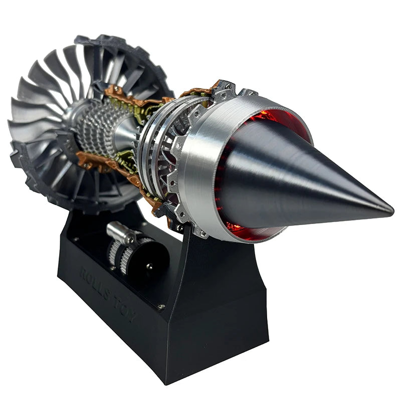 TR900 Turbofan Engine Model Kit - DIY Electric Simulation Toy for Science Enthusiasts