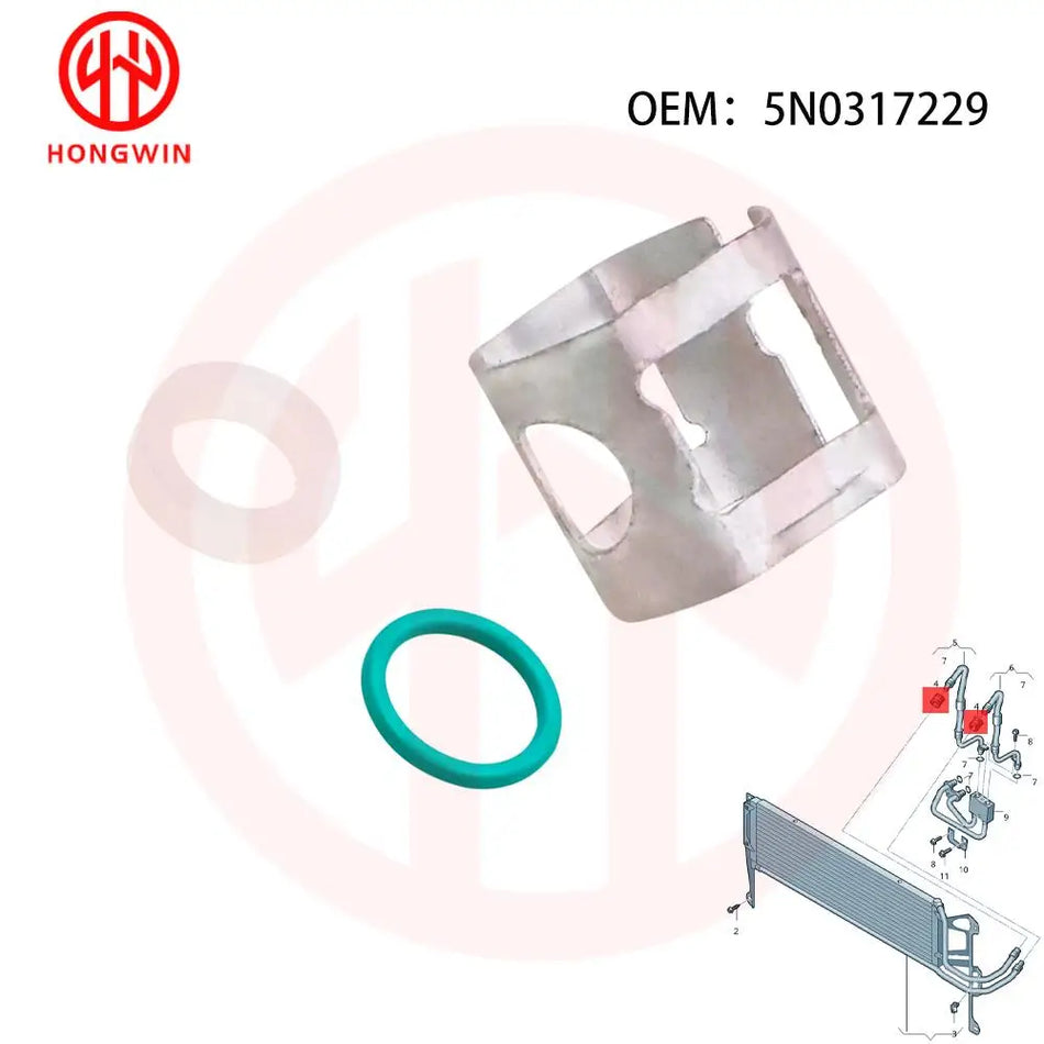 Kit de joints d'injecteur de carburant pour Volkswagen Tiguan 2.0L L4 4/8/12 Set
