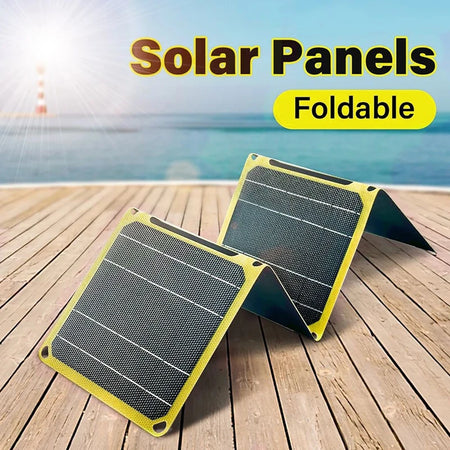 Outdoor Portable Solar Panel 5V 9V 12V - PD USB Charging