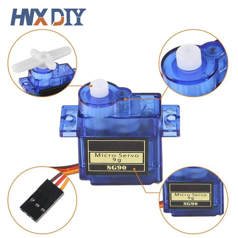 SG90 9G Micro Digital Servo Motor &ndash; Precision Control for RC Aircraft