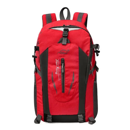 40L Outdoor Waterproof Large Capacity Hiking Bag &ndash; Durable Red