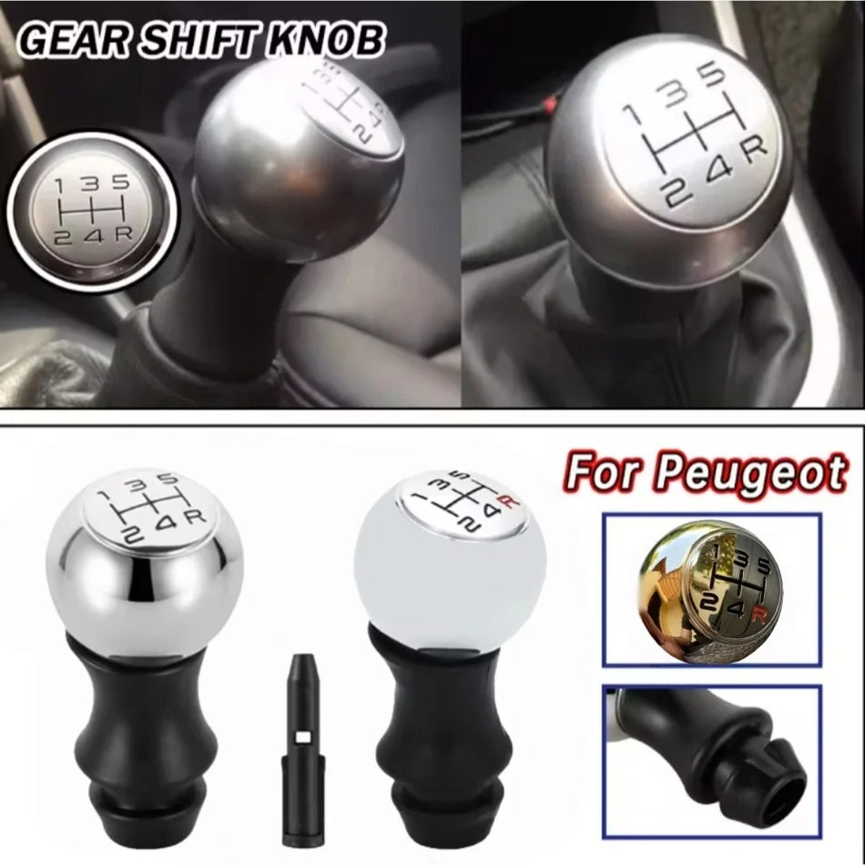 Versnellingspookknop legering 5 versnellingen met hendeladapter voor Peugeot 106 directe vervangingsonderdeel
