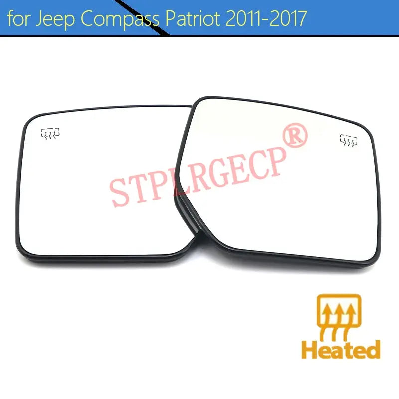 For Jeep Compass Patriot 2011-2017 LH RH Driver Rear View Side Mirror Lens Door Wing Mirrors Glass with Heating by InterCyprus Trading Ltd