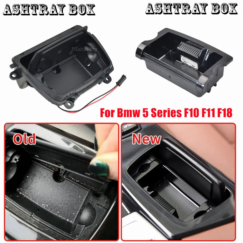 Cendrier central noir pour BMW Série 5 F10 F11 F18