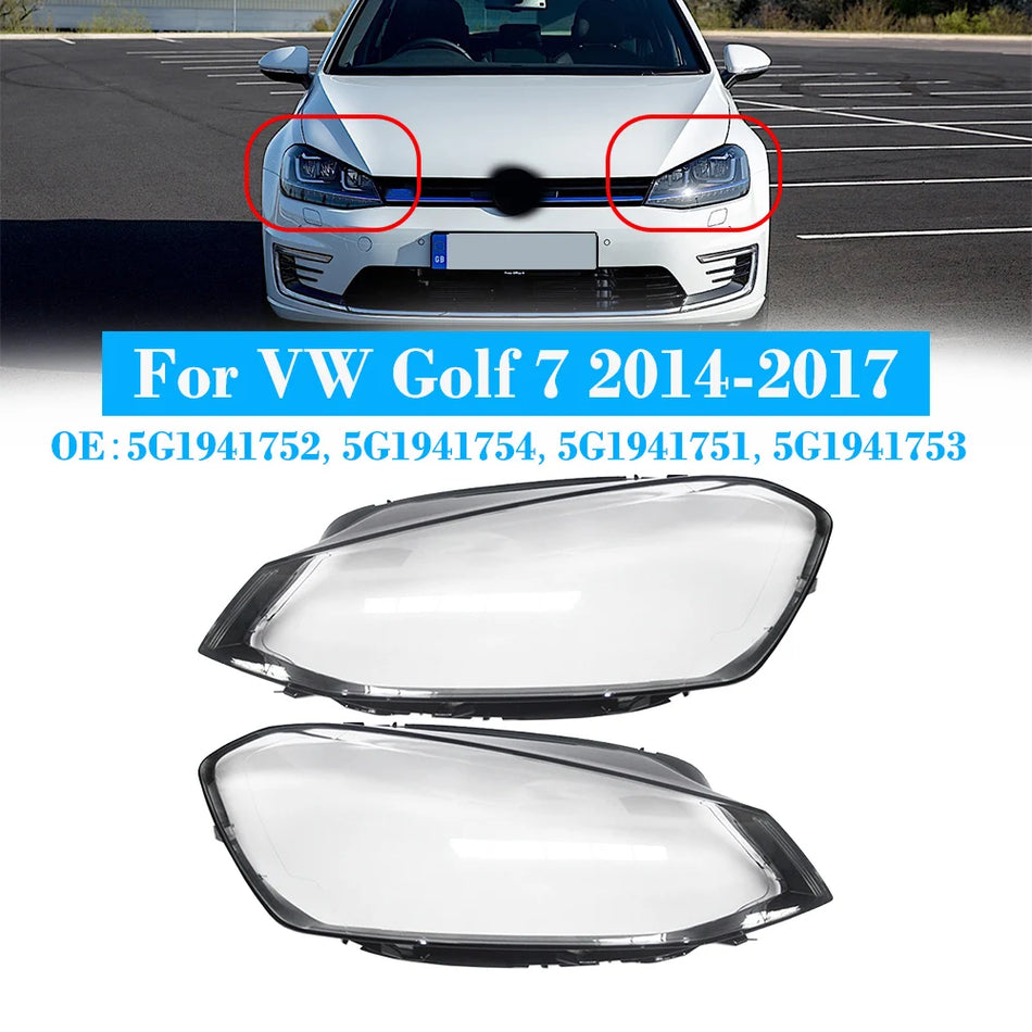 Kryt predného svetlometu LED vľavo a vpravo pre VW Golf 7 z rokov 2014 - 2017