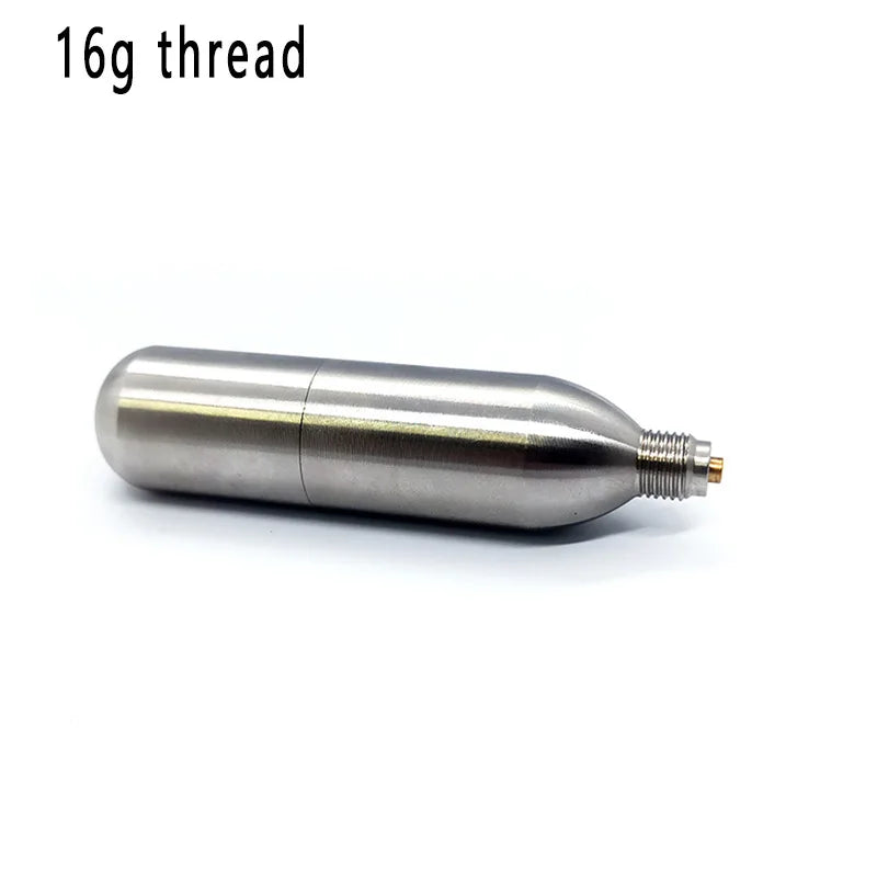 CO2 Refill Tank Cartridges &ndash; Multi Gas Compatibility 16g thread