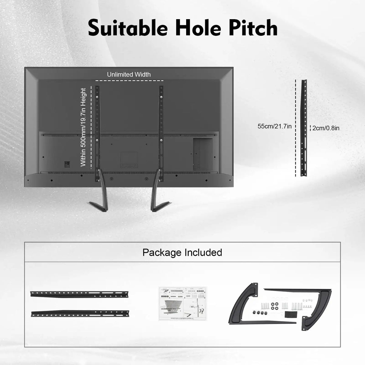 LCD TV Stand &ndash; Adjustable Height And Space Saving Design