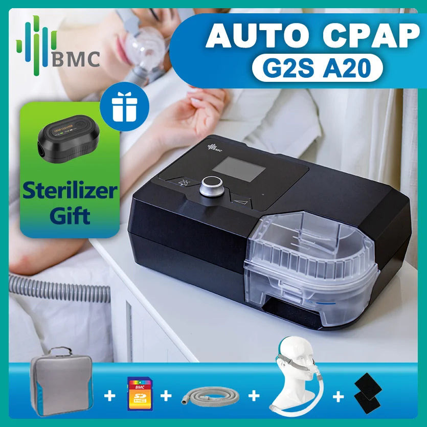 BMC Auto CPAP G2SC20 A20 Μάσκα Ύπνου Άπνοιας Υγραντήρας Σωλήνας