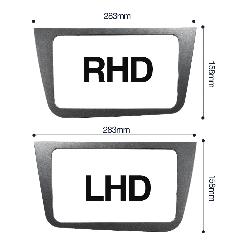 2Din Radio Frame Seat Altea Toledo &ndash; Fits 7-9 Inches