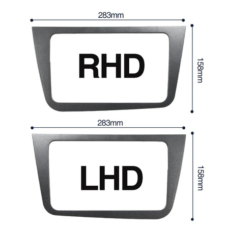 2Din Radio Frame Seat Altea Toledo &ndash; Fits 7-9 Inches