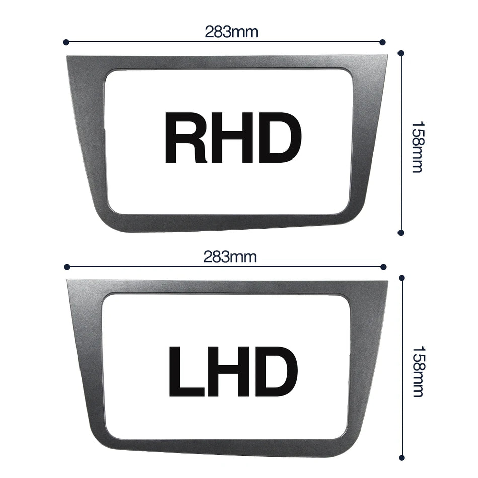 2Din Radio Frame Seat Altea Toledo &ndash; Fits 7-9 Inches