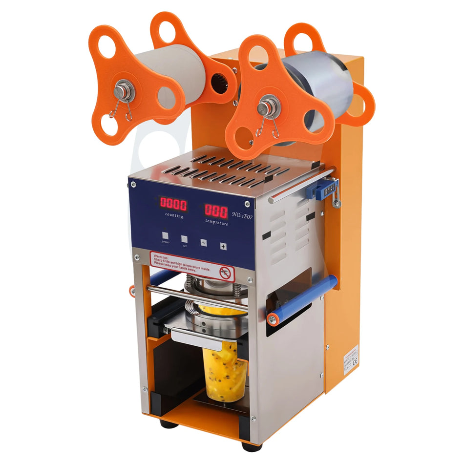 Macchina automatica per sigillare tazze 400W 220V con schermo display