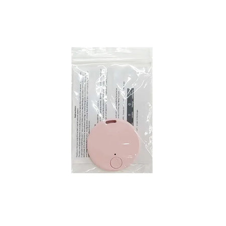 Mini GPS Locator Anti-Lost Alarm Keychain Smart Tag Pink-A
