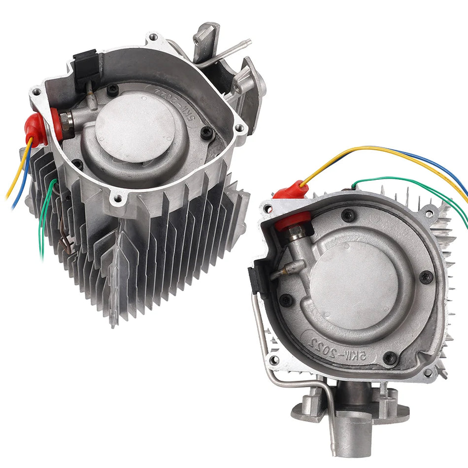 12V 24V Stāvvietas Sildītāja Komplekts 5KW Automobilim Kravas Automobilim Kempingam, Nerūsējošā Tērauda Degšanas Kameras