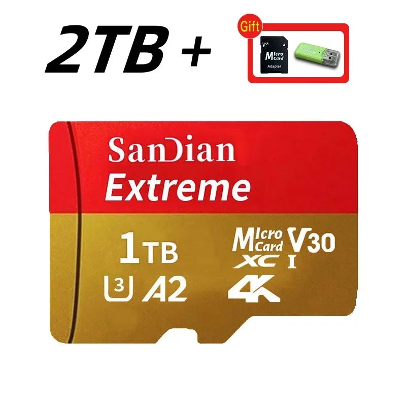 1TB Micro TF Card &ndash; High-Speed UHS-1 Class 10 Storage 2TB