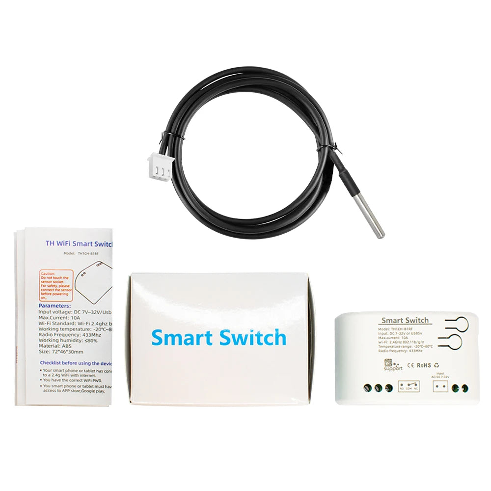 Ewelink WiFi Smart Temperature Switch with Energy Monitoring