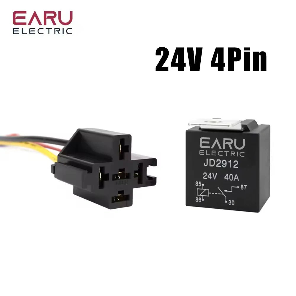 Waterproof Automotive Relay 12V 24V &ndash; Reliable Performance and Robust Protection 24V 4P