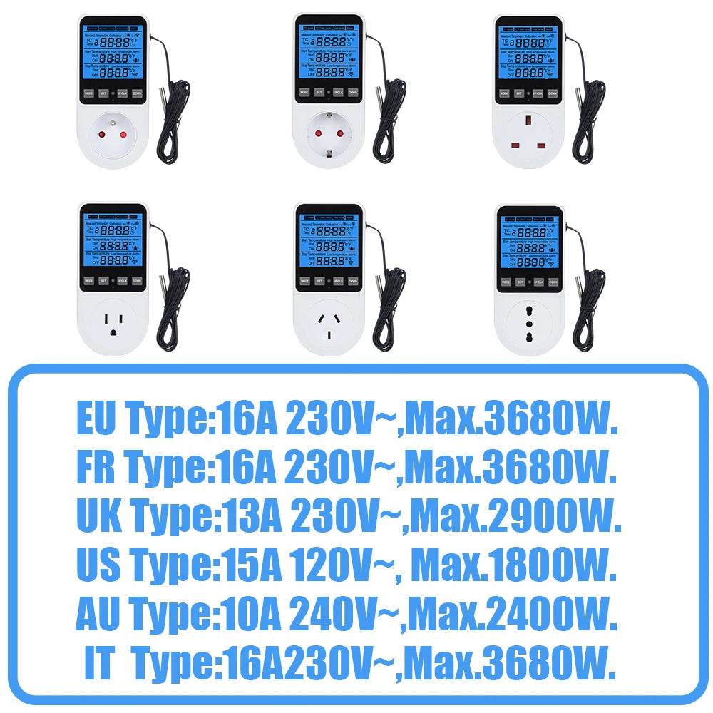 Temperature Controller Socket &ndash; Digital Thermostat Control