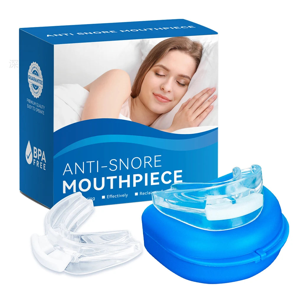 Adjustable Bruxism Mouth Guard &ndash; Improves Sleep Quality White