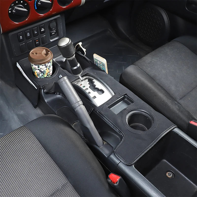 Черная наклейка на консоль для Toyota FJ Cruiser 2007-2021