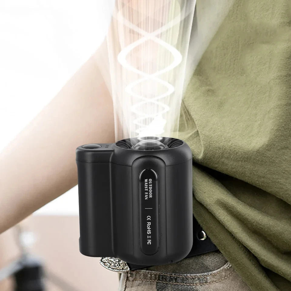 Portable Rechargeable Waist Fan Mini &ndash; 4500mAh Long Runtime
