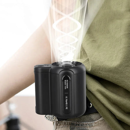 Portable Rechargeable Waist Fan Mini &ndash; 4500mAh Long Runtime