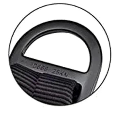 Half-Length Safety Belt Harness &ndash; High Strength Polyester black 1 / GERMANY