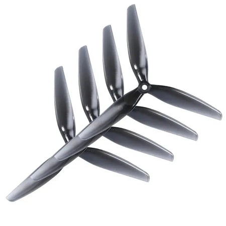 4PCS HQProp 7X4X3 7040 7inch 3 Blade/Tri-Blade Propeller Light Grey (2CW+2CCW) Poly Carbonate for FPV RC Drone by InterCyprus Trading Ltd