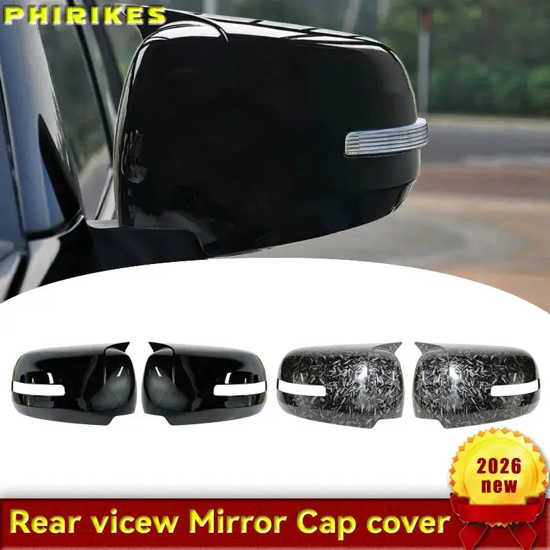 Rearview Mirror Cover Wing Door Side Mirror Shell Cap Housing For Mitsu Pajero Sport 2009 2010 2011 2012-2014 by InterCyprus Trading Ltd