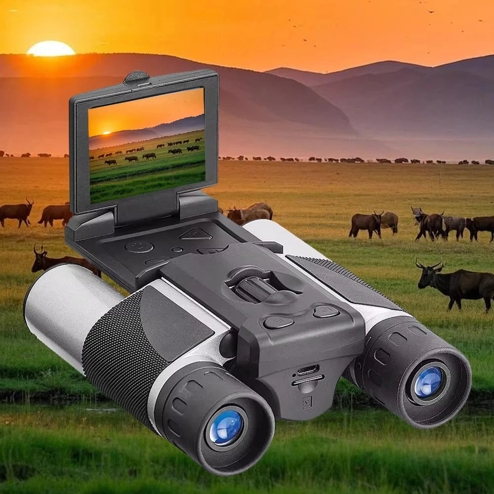 10X Digital Binoculars Telescope - 1080P HD Video Recorder