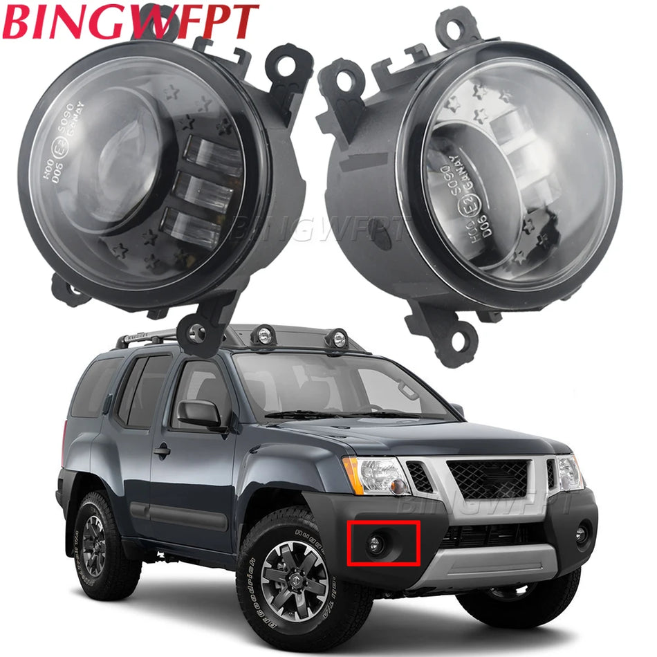 Baltie miglas lukturi Nissan Note E11, Navara D40, Pathfinder R51