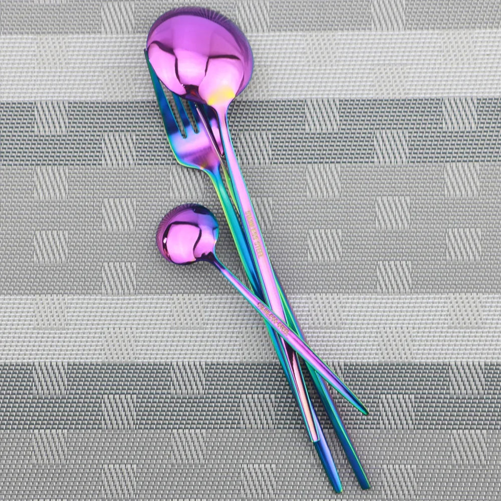 24Pcs Stainless Steel Dinnerware Set &ndash; Eco-Friendly Flatware Collection