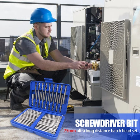 XMSJ 50pcs 75mm Extra Long Reach Bit Set &ndash; Ideal for Hard to Reach Areas